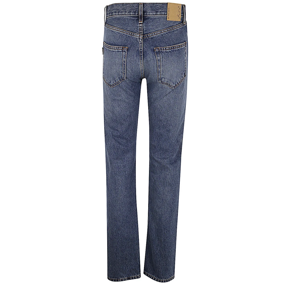 Haikure Mid Blue Skinny Jeans Blue Dames