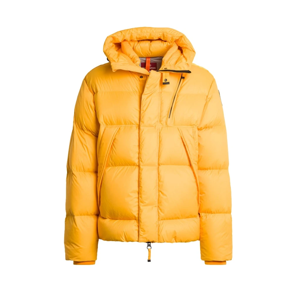 Parajumpers Men's Yellow Down Jackets, Xs, Cloud - Hooded Down Jacket