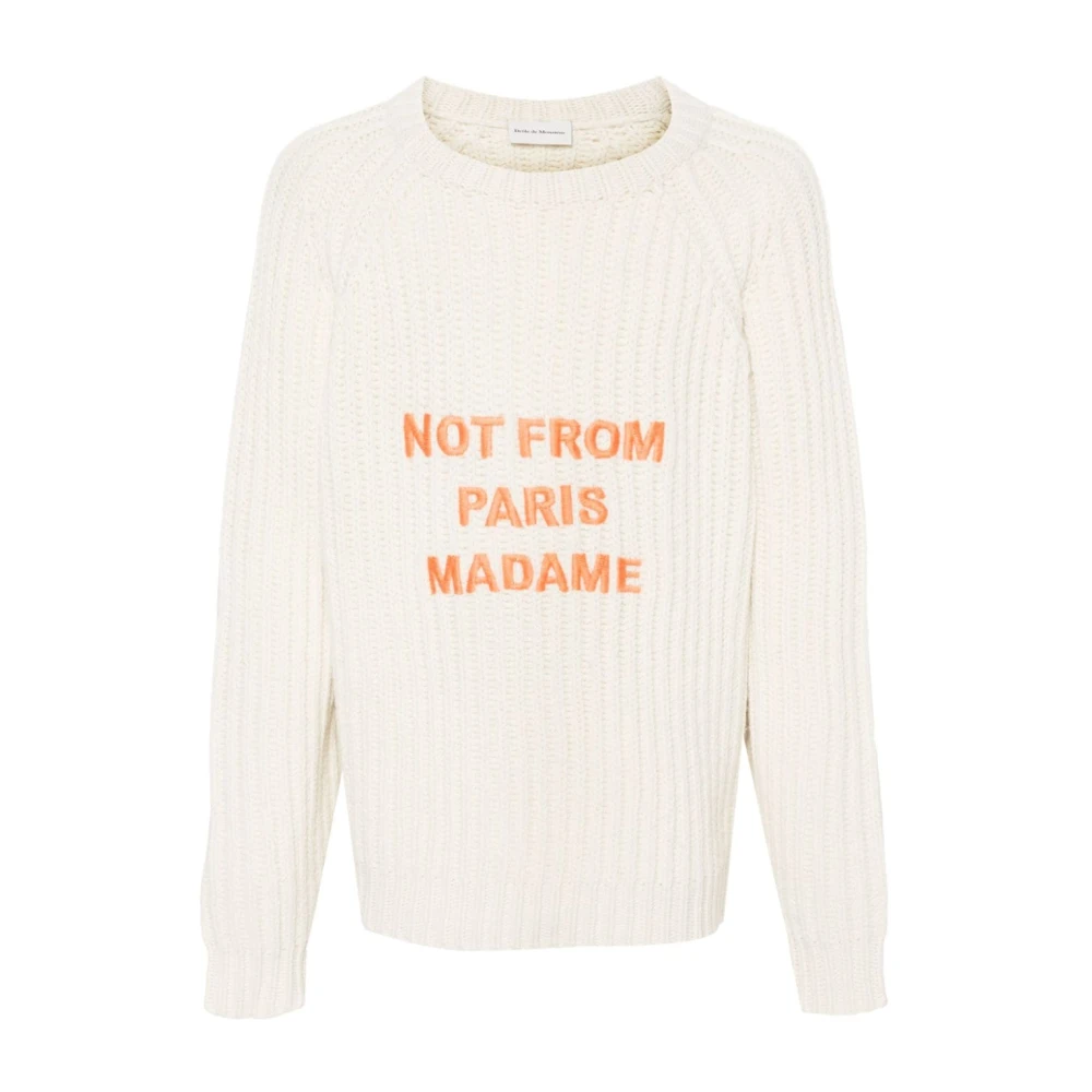 Drole de Monsieur Beige Sweaters voor Mannen Beige Heren