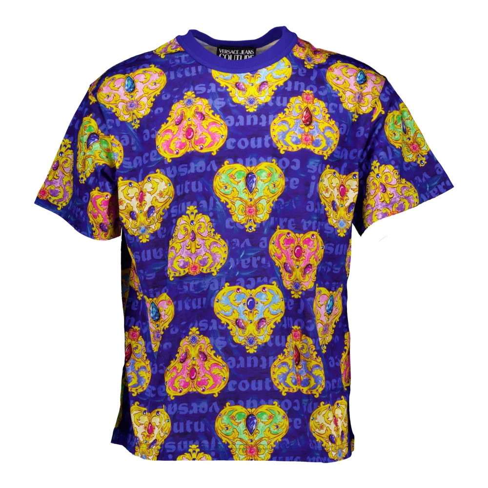 Versace Jeans Couture t-shirts blauw Multicolor Heren