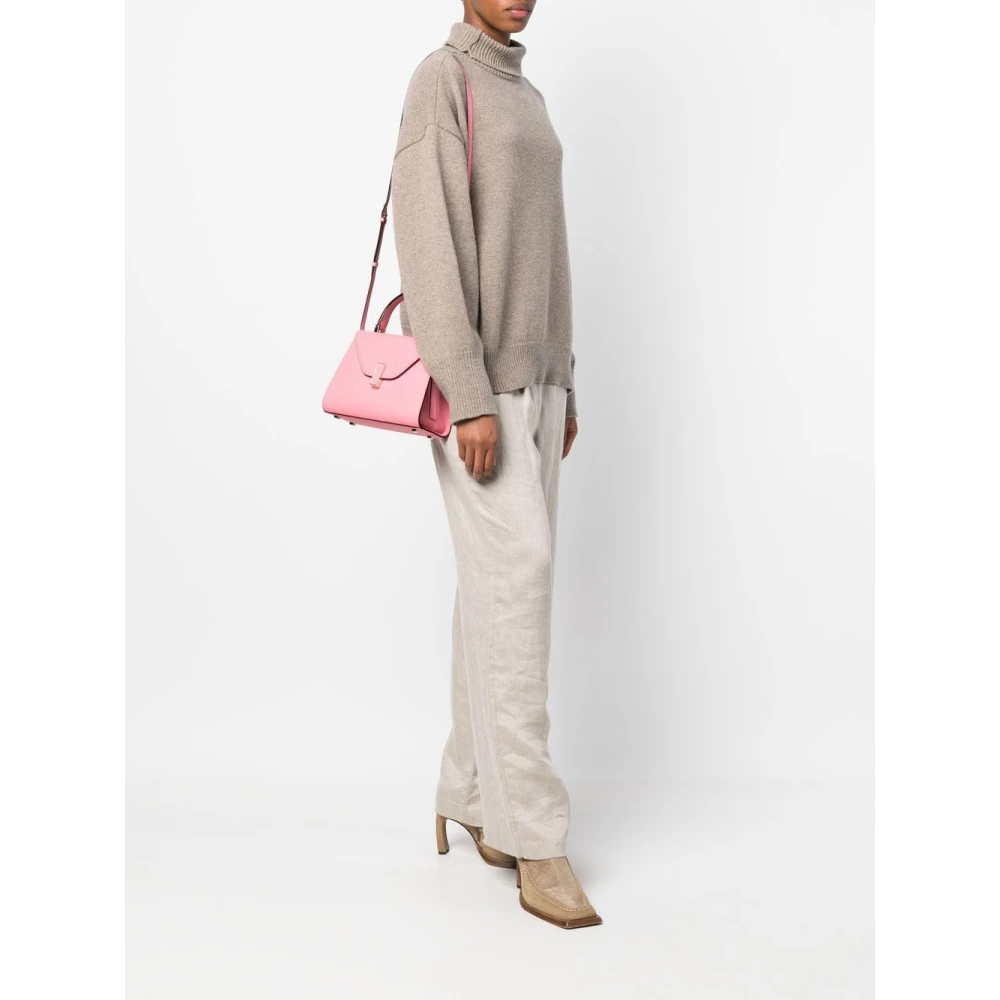 Valextra Kleine Iside Tas in Licht Goud Pink Dames