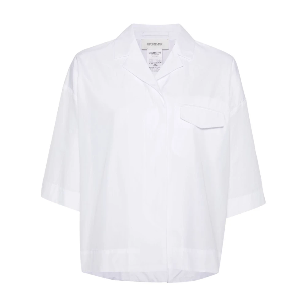 Sportmax Damen Weiß Blusen & Hemden, Xsgröße: