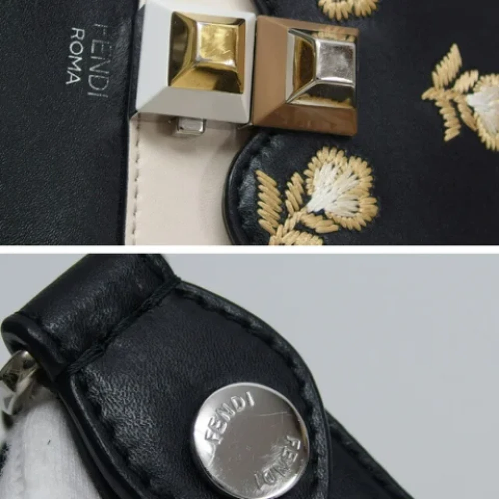 Fendi Vintage Pre-owned Leather fendi-bags Black Dames