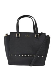 Czarny Leather small handlee shoulder Bag