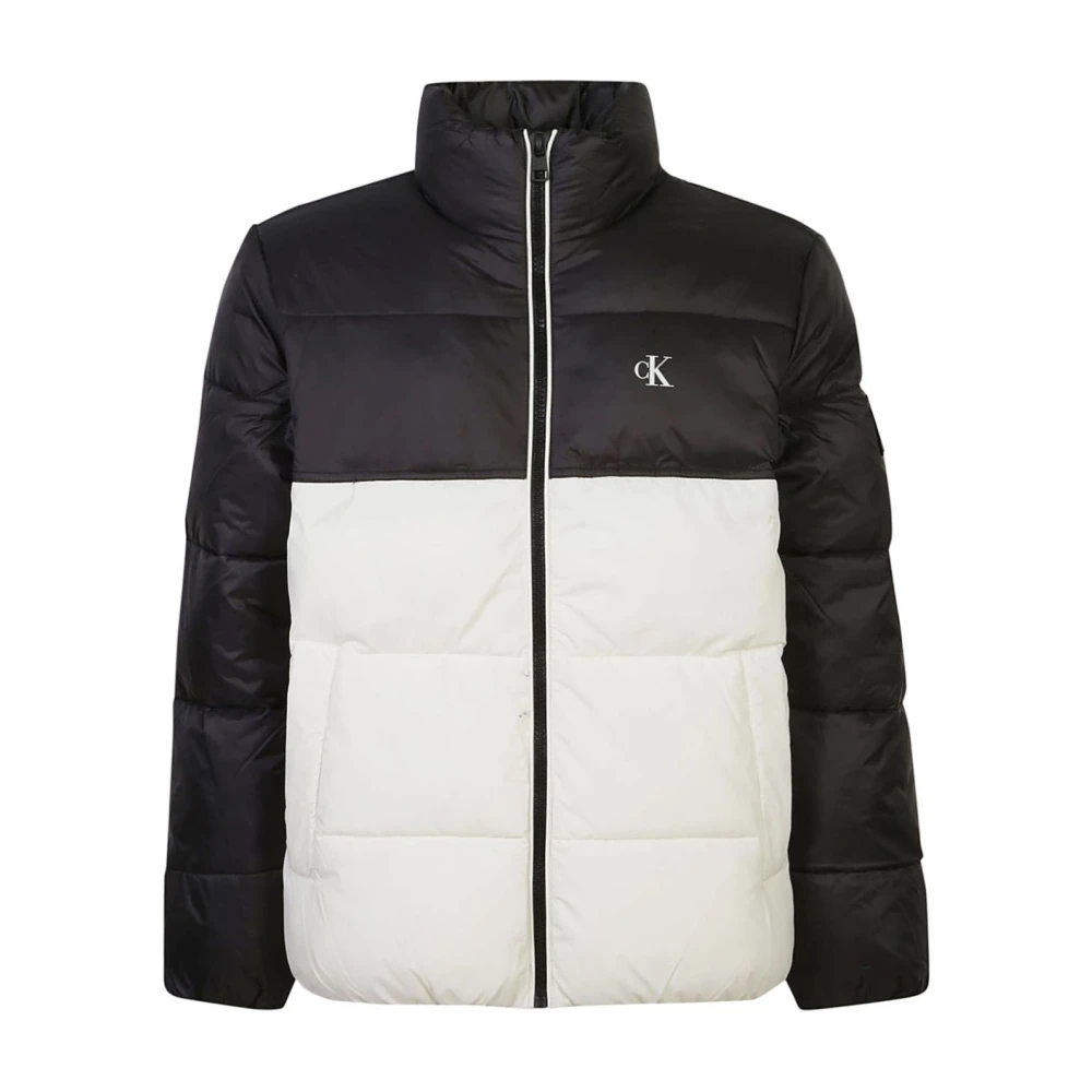 Calvin Klein Jeans Witte Winterjassen White Heren