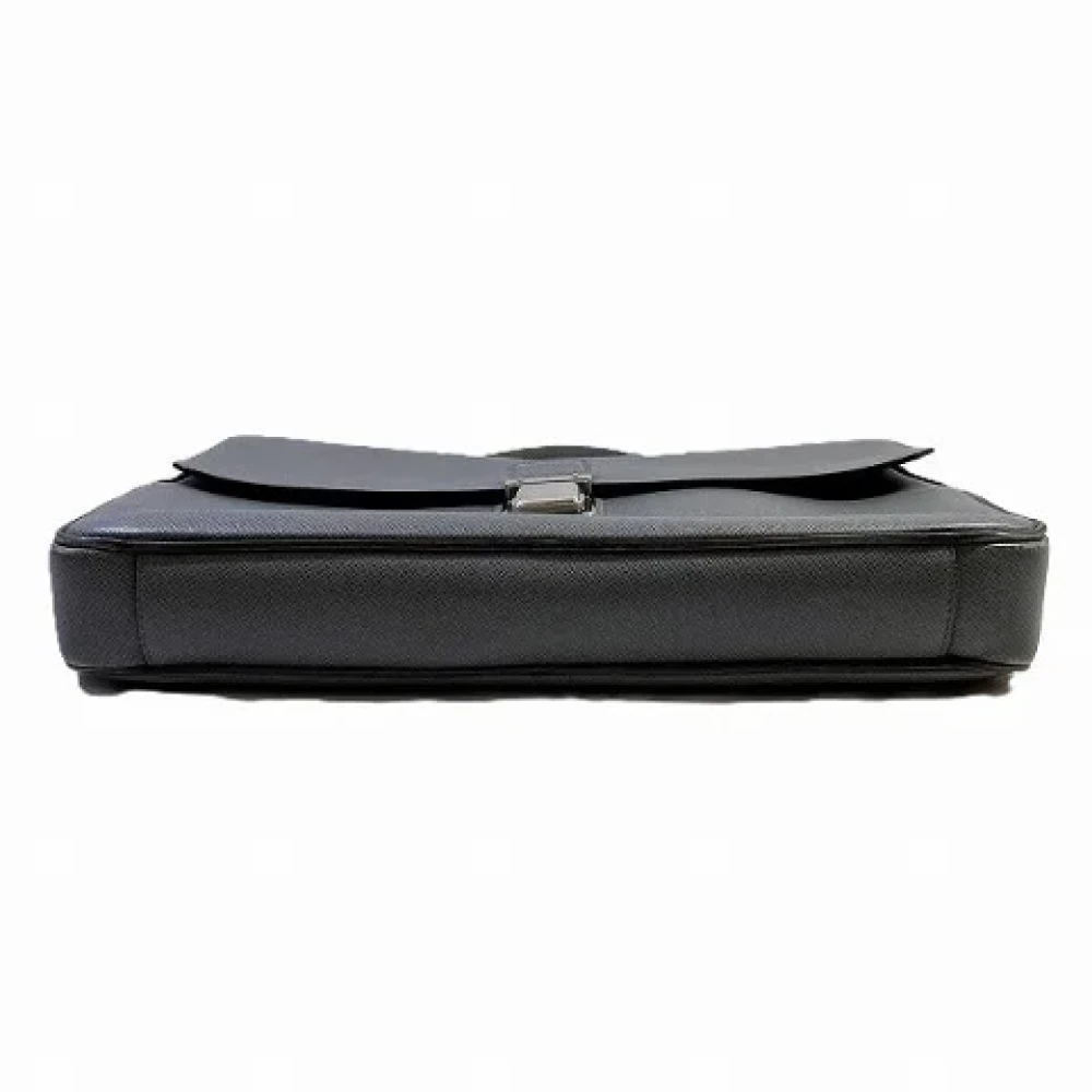Louis Vuitton Vintage Pre-owned Leather briefcases Gray Heren