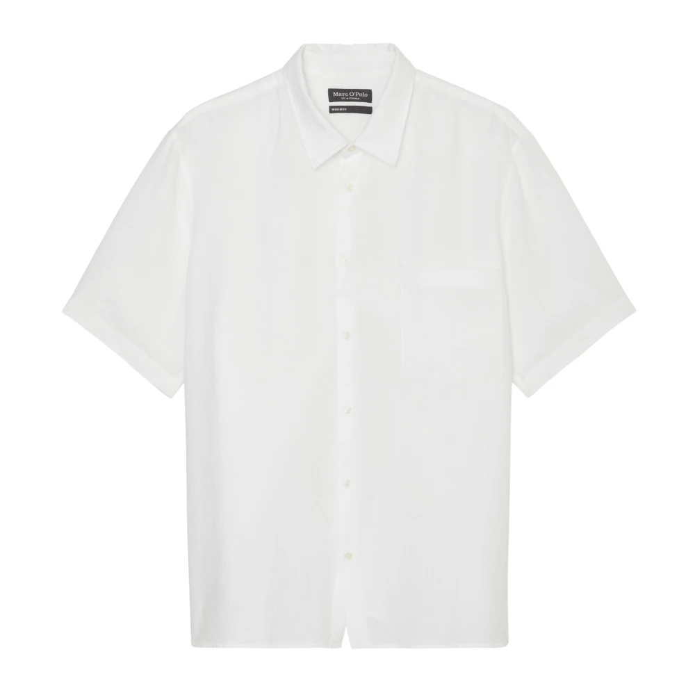 Marc O'Polo Gewoon overhemd White Heren