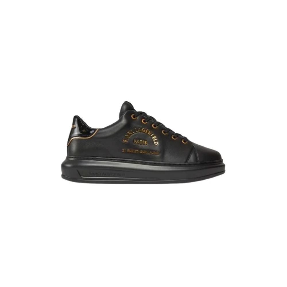 Karl Lagerfeld Metal Maison Sneakers Heren Schoenen Zwart