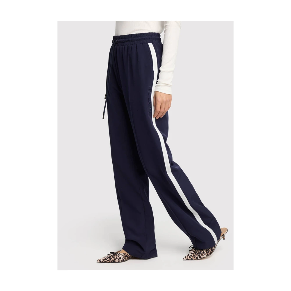 Alix The Label Sportieve Broek Blue Dames