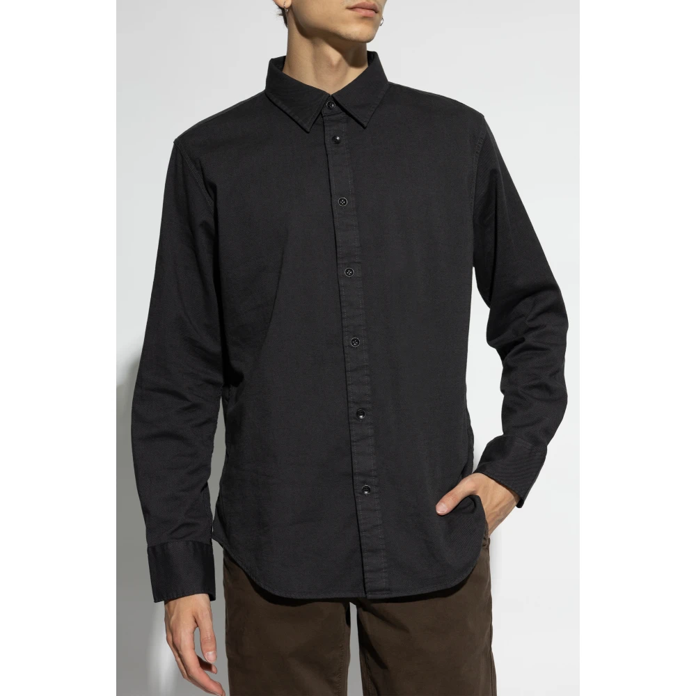 Rag & Bone Lange mouwen shirt Black Heren