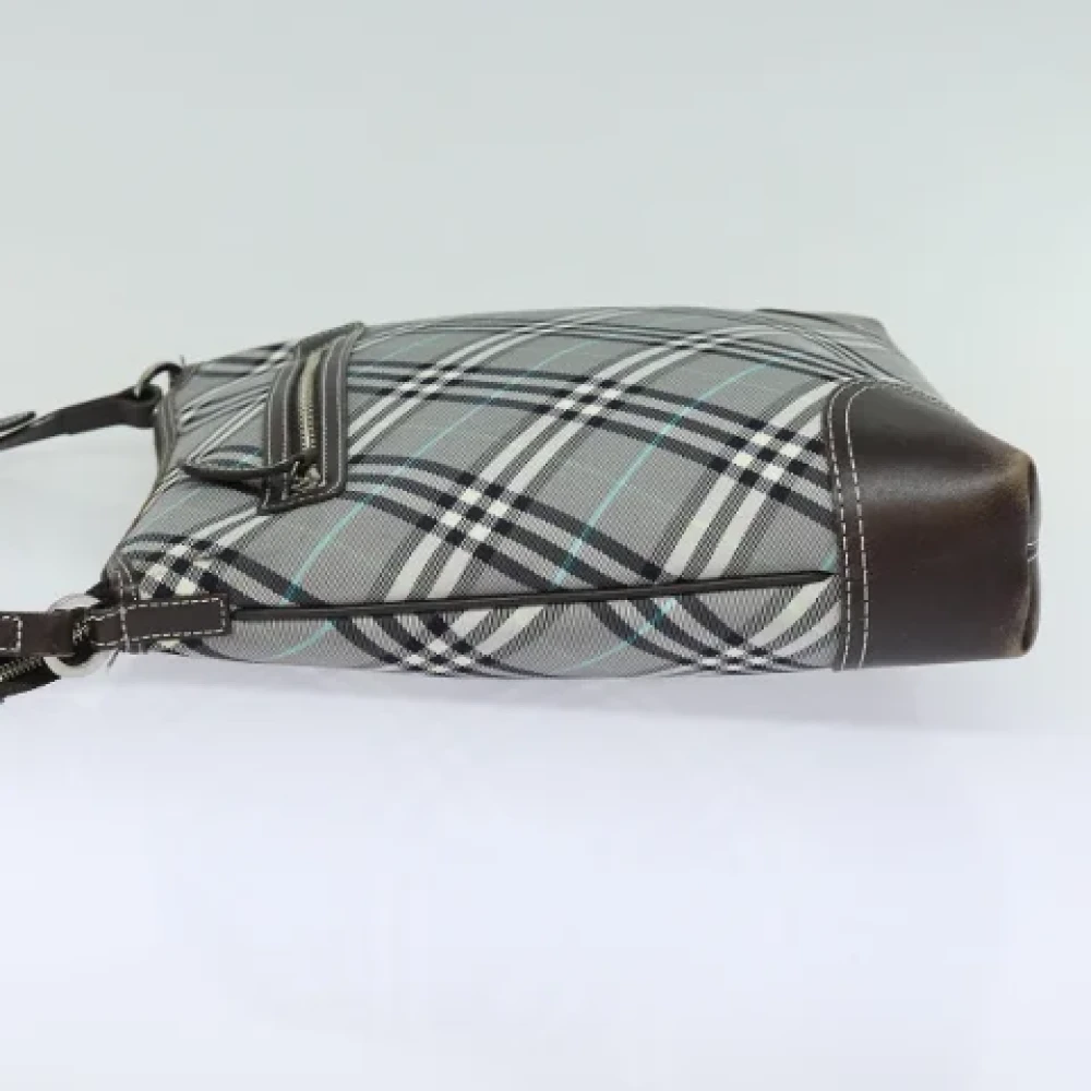 Burberry Vintage Pre-owned Canvas shoulder-bags Gray Dames