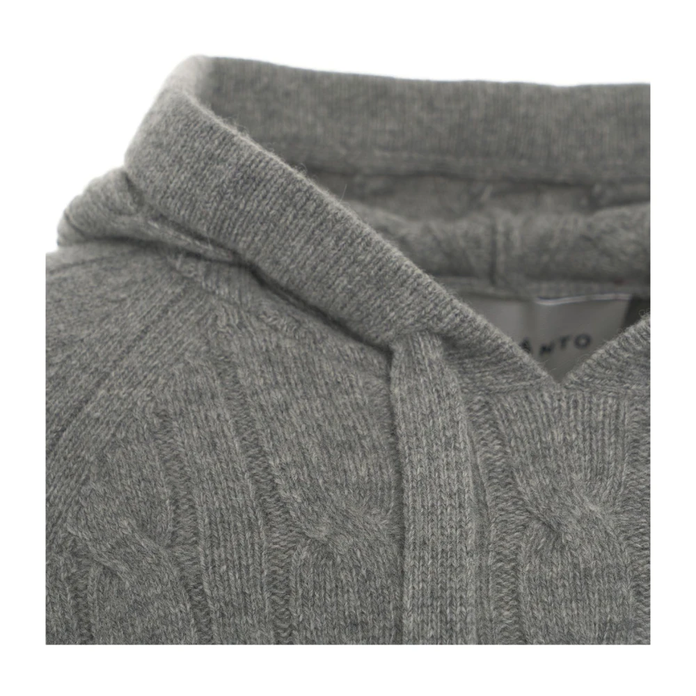 Amaránto Grijze Gebreide Trui Aw24 Gray Heren