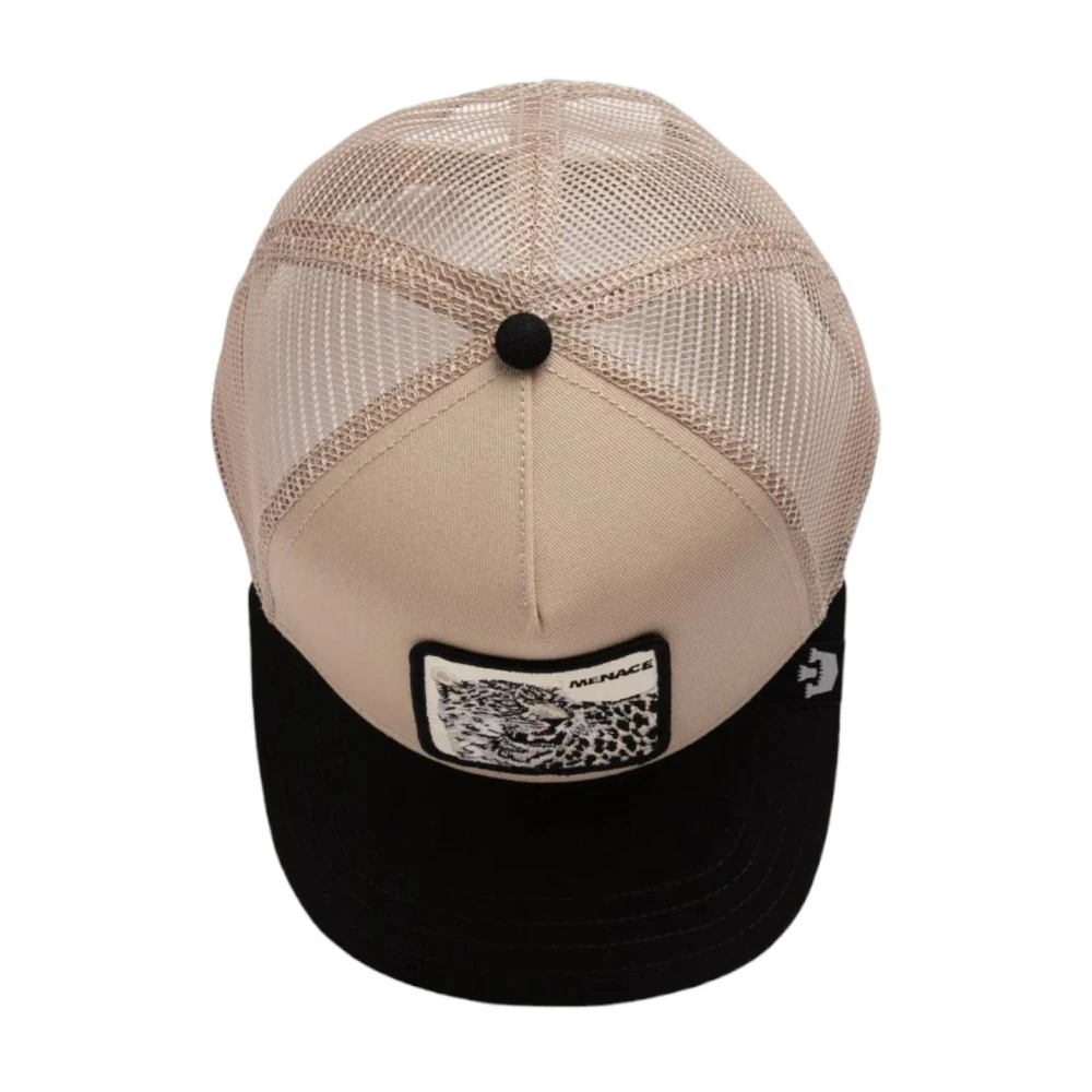 Goorin Bros Snow Leopard Trucker Cap Beige Unisex