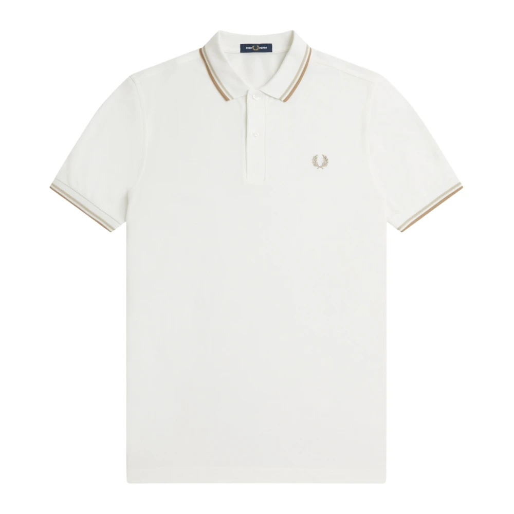 Fred Perry Witte T-shirts en Polos White Heren