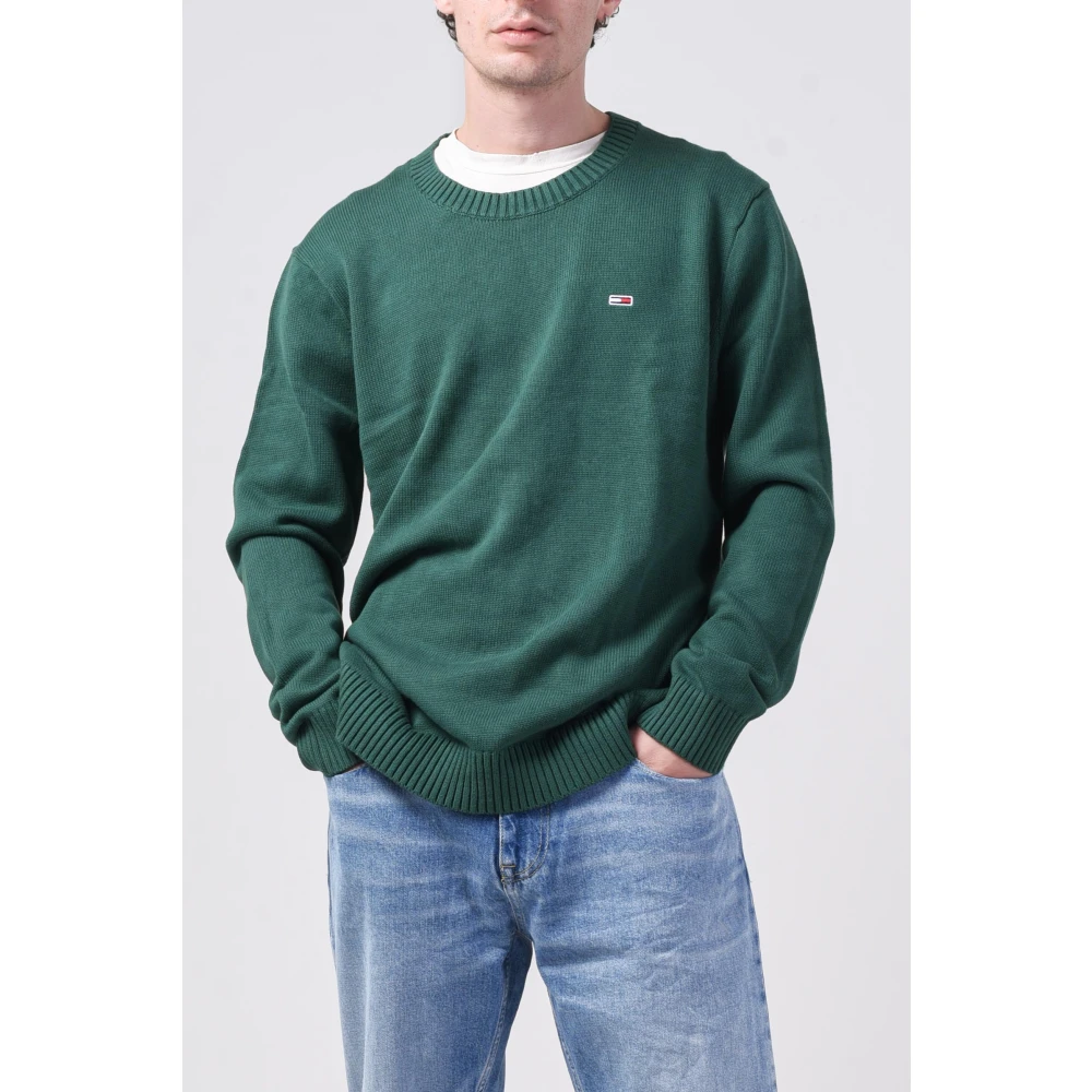 Tommy Jeans Heren Court Green Sweatshirt Green Heren