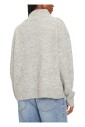 cardigan-femme-a-demi-zip-texture