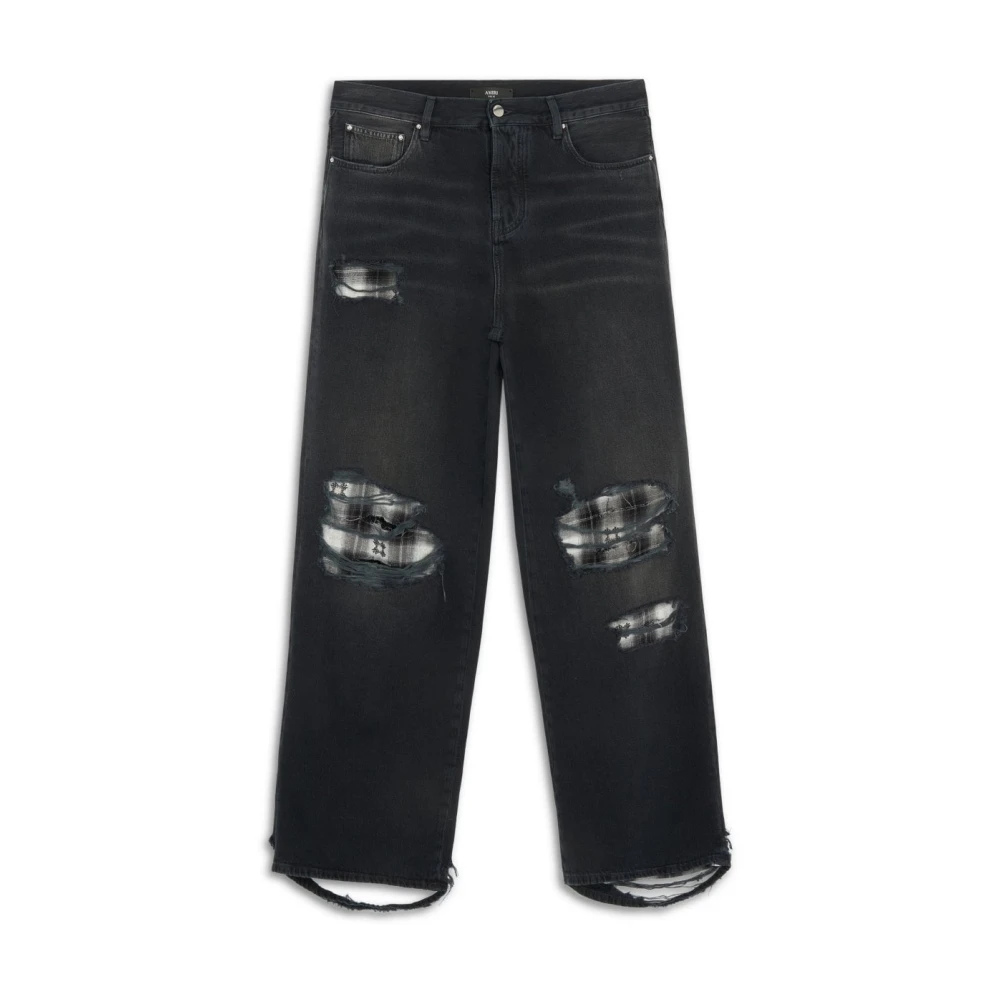 Amiri Uomo Nero - Flannel Repair Baggy Jean - Jeans - W33