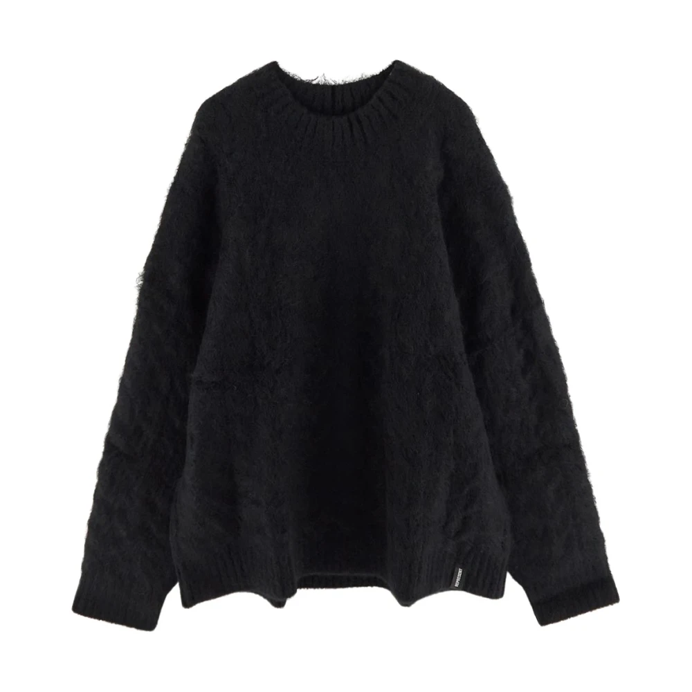 Represent Wollen Gebreide Trui Black Heren
