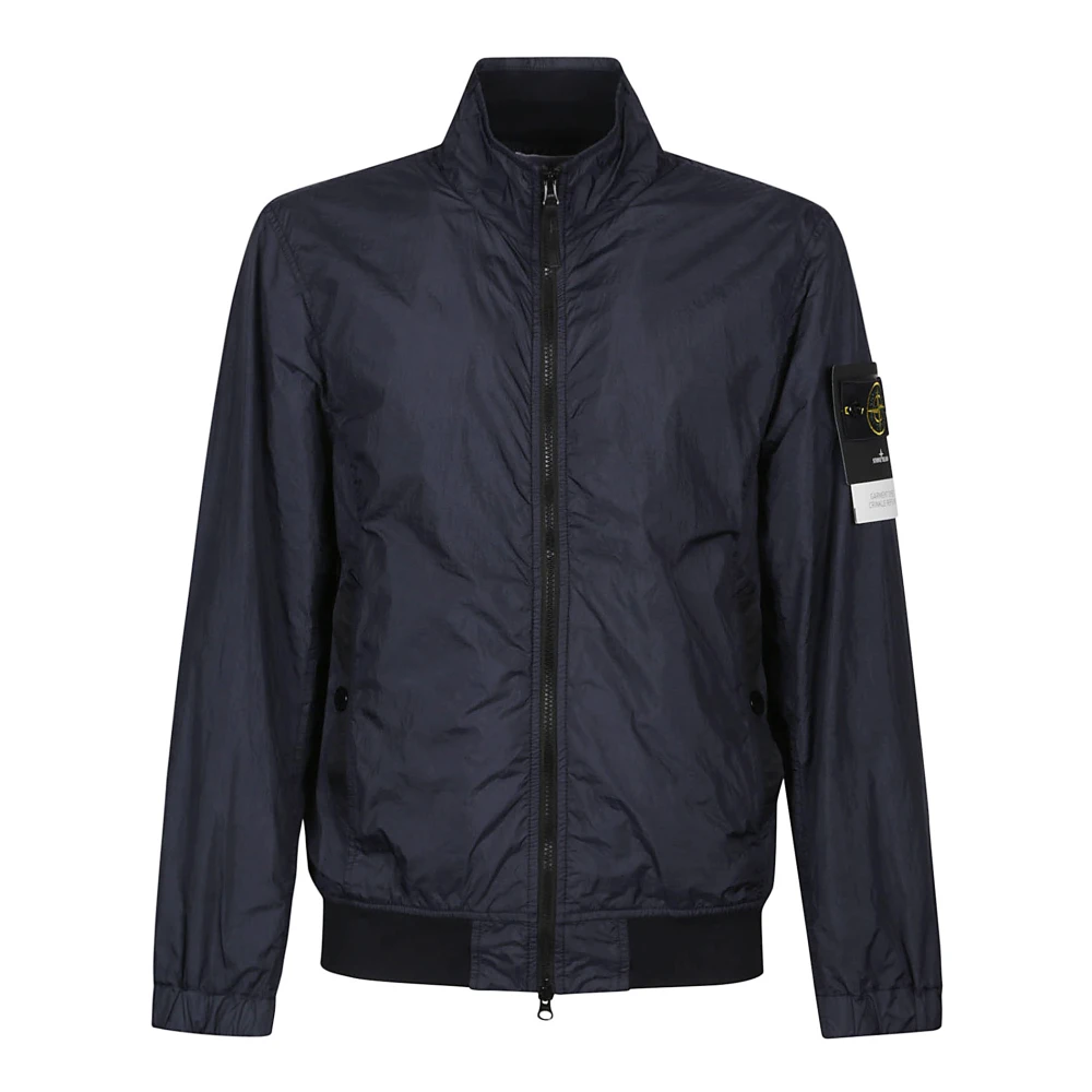 Stone Island Stijlvolle Winterjas voor Mannen Blue Heren