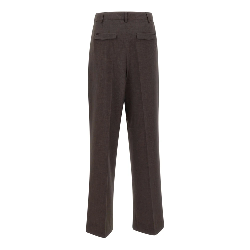 Birgitte Herskind Bruine Crepe Broek Rupert Stijl Brown Dames