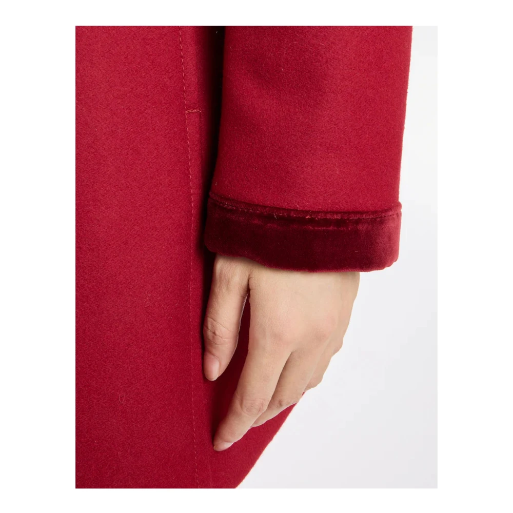 Fay Rode Virginia Wollen Jas Red Dames