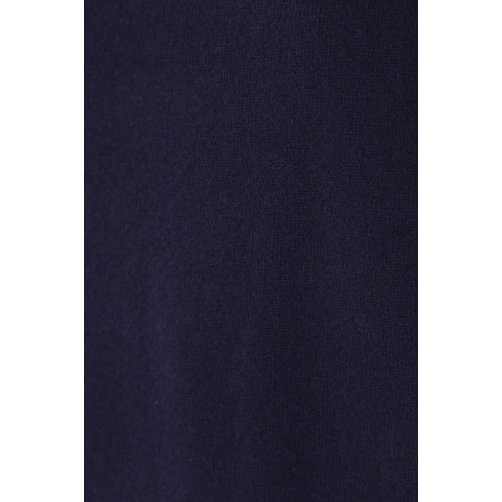 Comme des Garçons Blauwe Wol V-Hals Cardigan Sweater Blue Heren