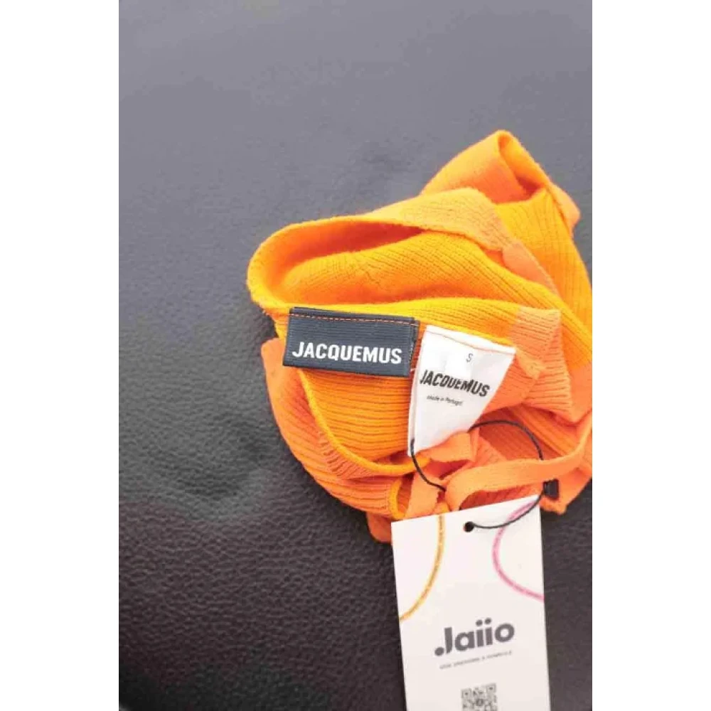 Jacquemus Pre-owned Fabric tops Orange Dames