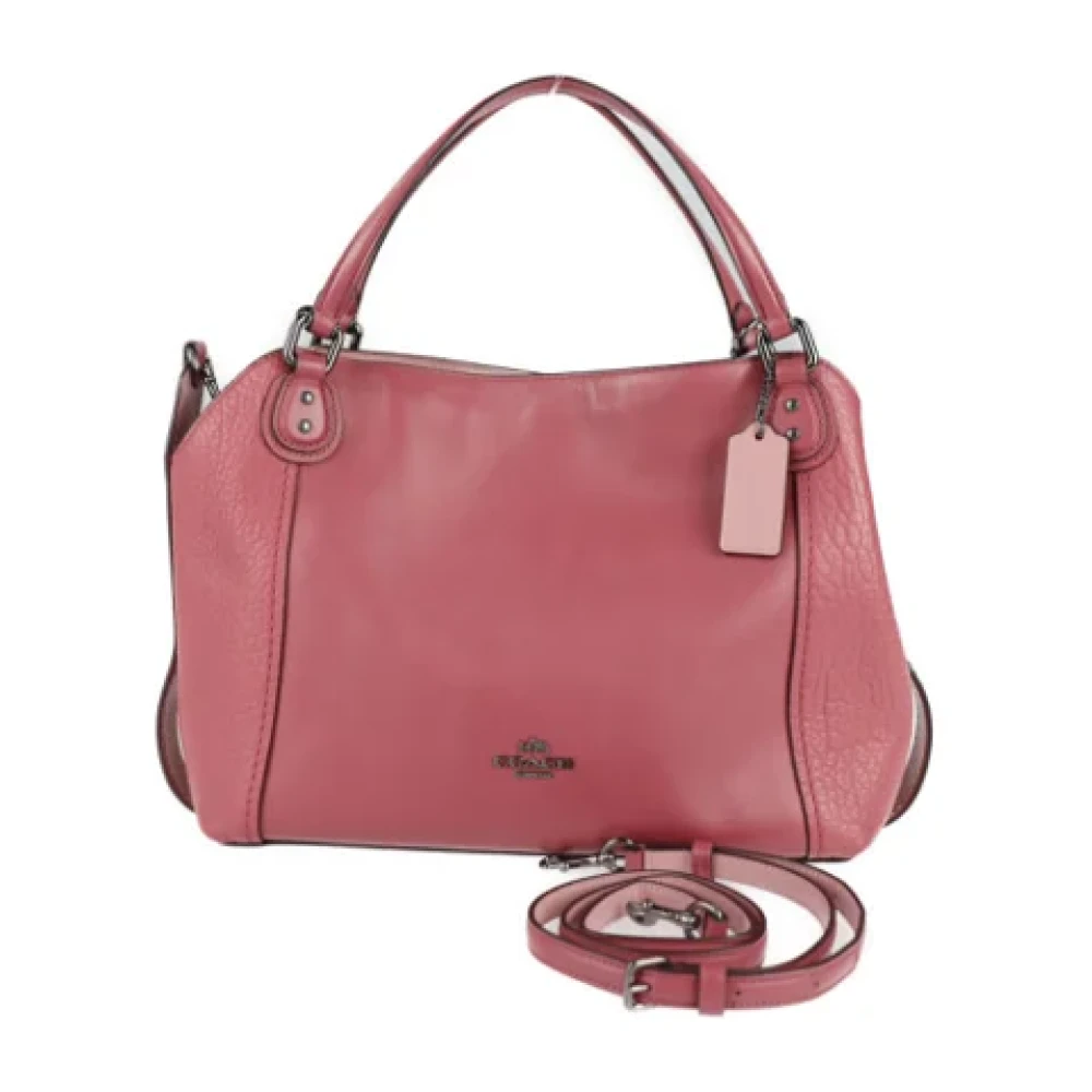 Coach Pre-owned Fabric handbags Pink Dames