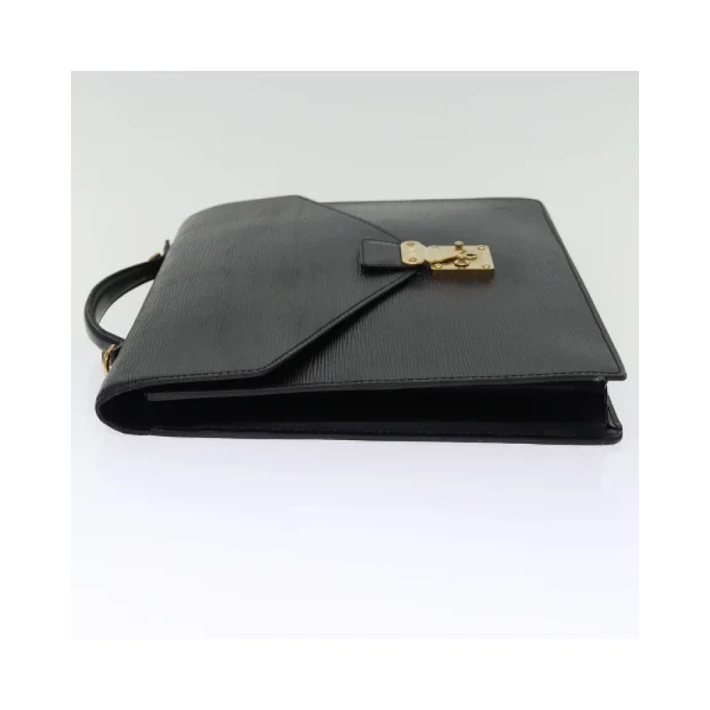 Louis Vuitton Vintage Pre-owned Leather louis-vuitton-bags Black Dames