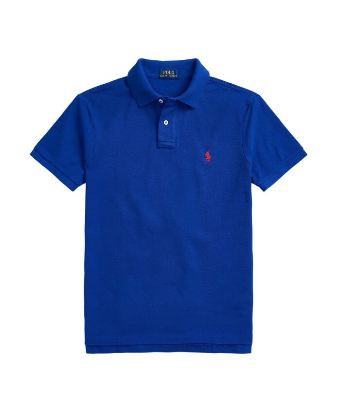 Blue Ribbed Polo T-shirts and Polos, Polo Ralph Lauren, Polo Shirts