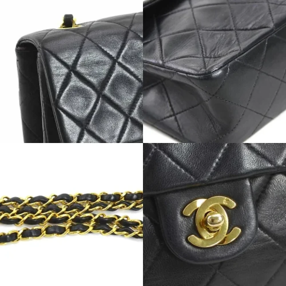 Chanel Vintage Pre-owned Leather chanel-bags Black Dames