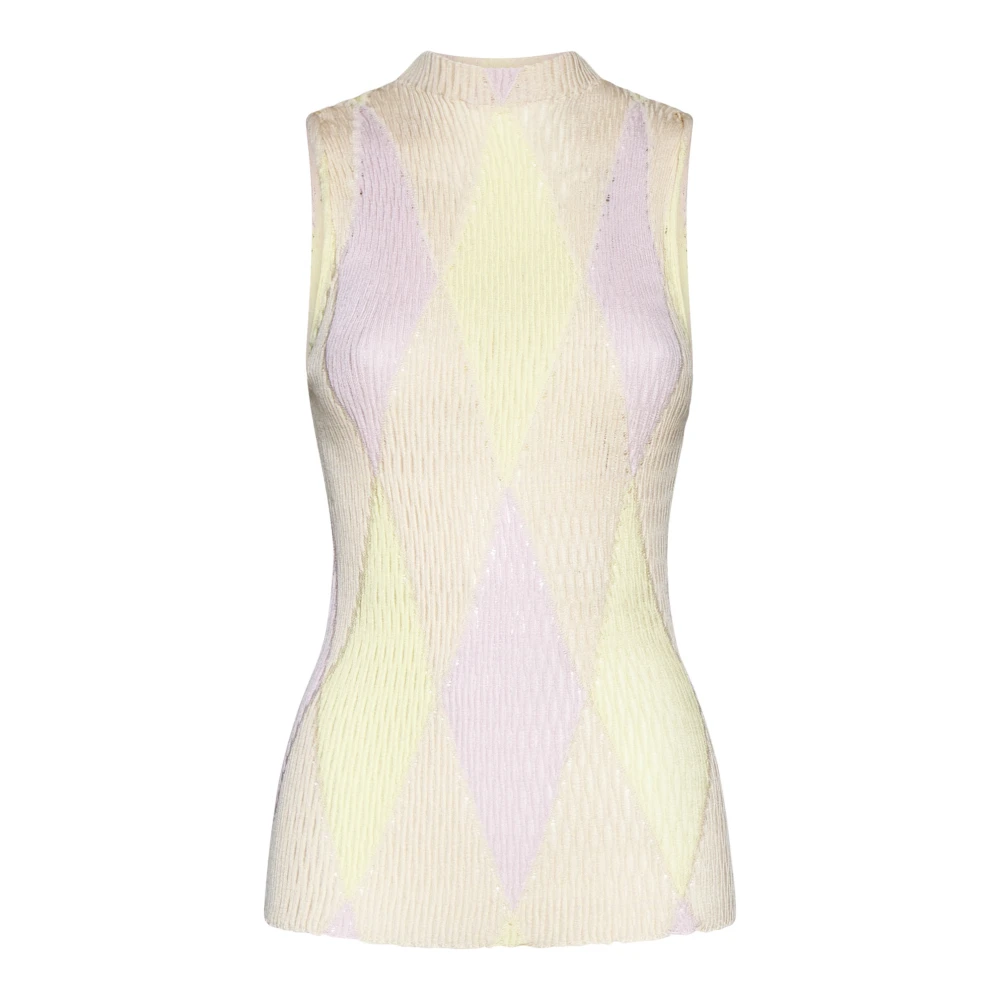 Burberry Mouwloze Top Multicolor Dames