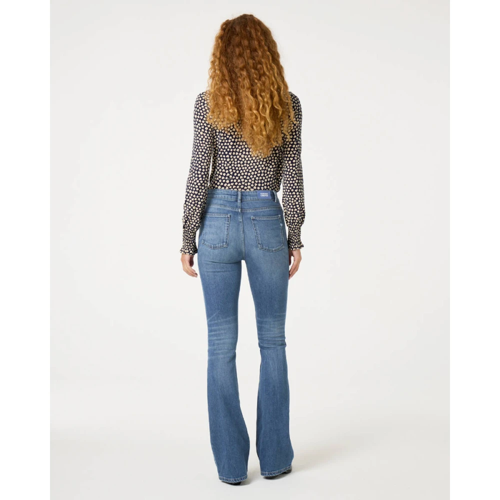 Fabienne Chapot Eva Flare Jeans Blue Dames
