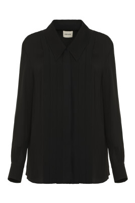 silk-pleated-shirt