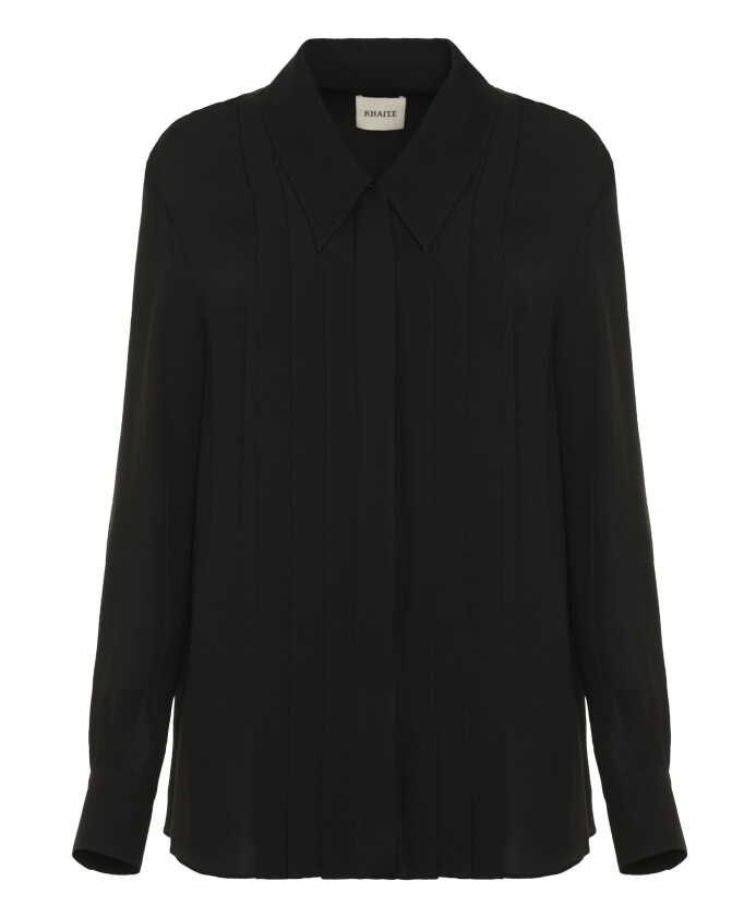 chemise-en-soie-plissee