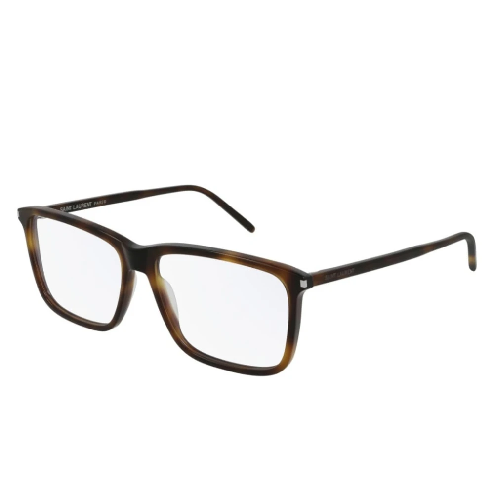 Saint Laurent Acetaat Brillen Brown Heren