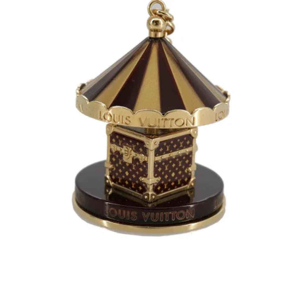 Louis Vuitton Vintage Pre-owned Metal key-holders Yellow Dames