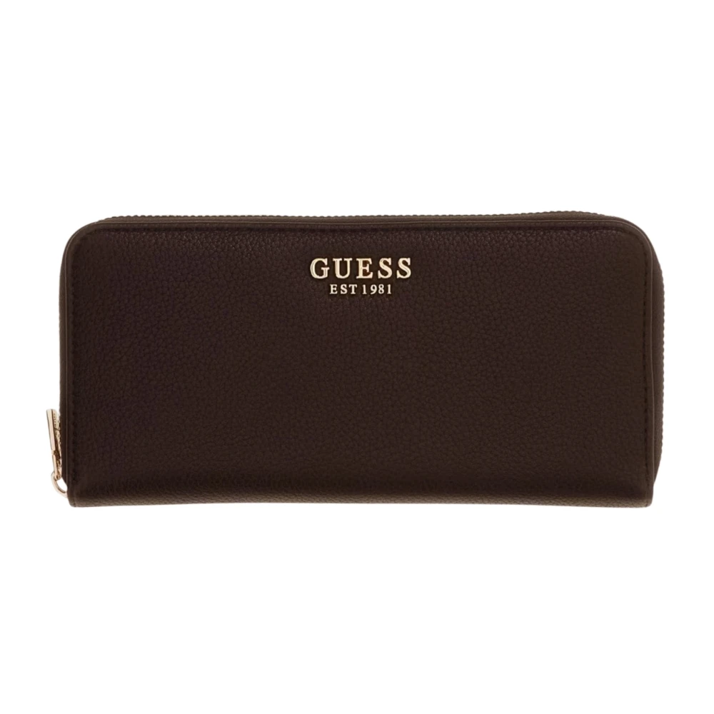 Guess Donna Marrone Donne, Portafoglio, Portafoglio Melody Slg Con Chiusura A Zip, - Immagine 7