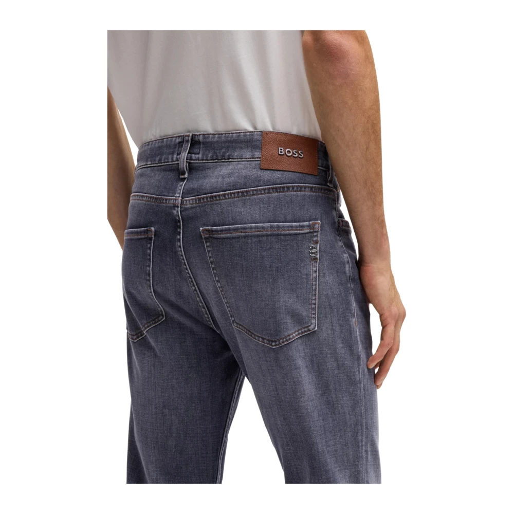 Boss Donkergrijze Slim-fit Jeans Gray Heren