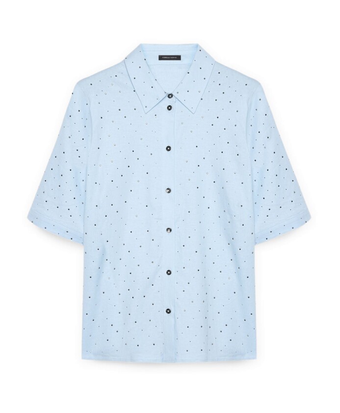 chemise-en-lin-stretch-a-clous