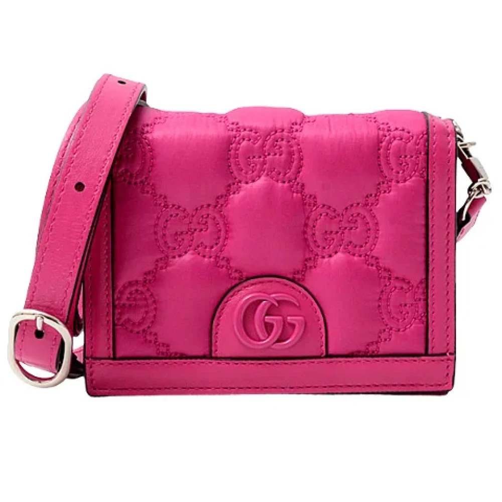 Gucci Vintage Pre-owned Leather gucci-bags Pink Dames