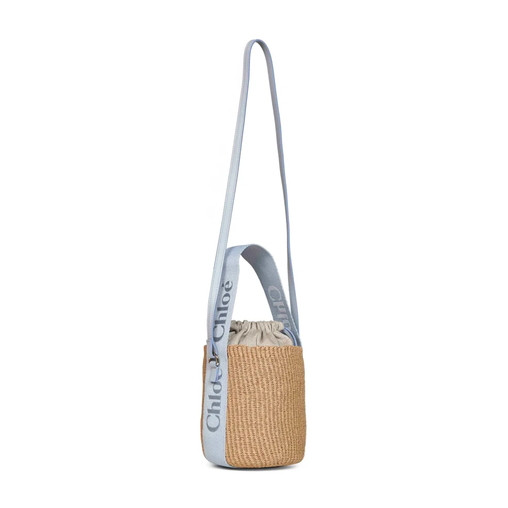 Chloé Small Woody Basket Bag - Female - Handbags - Beige - One Size - Bags