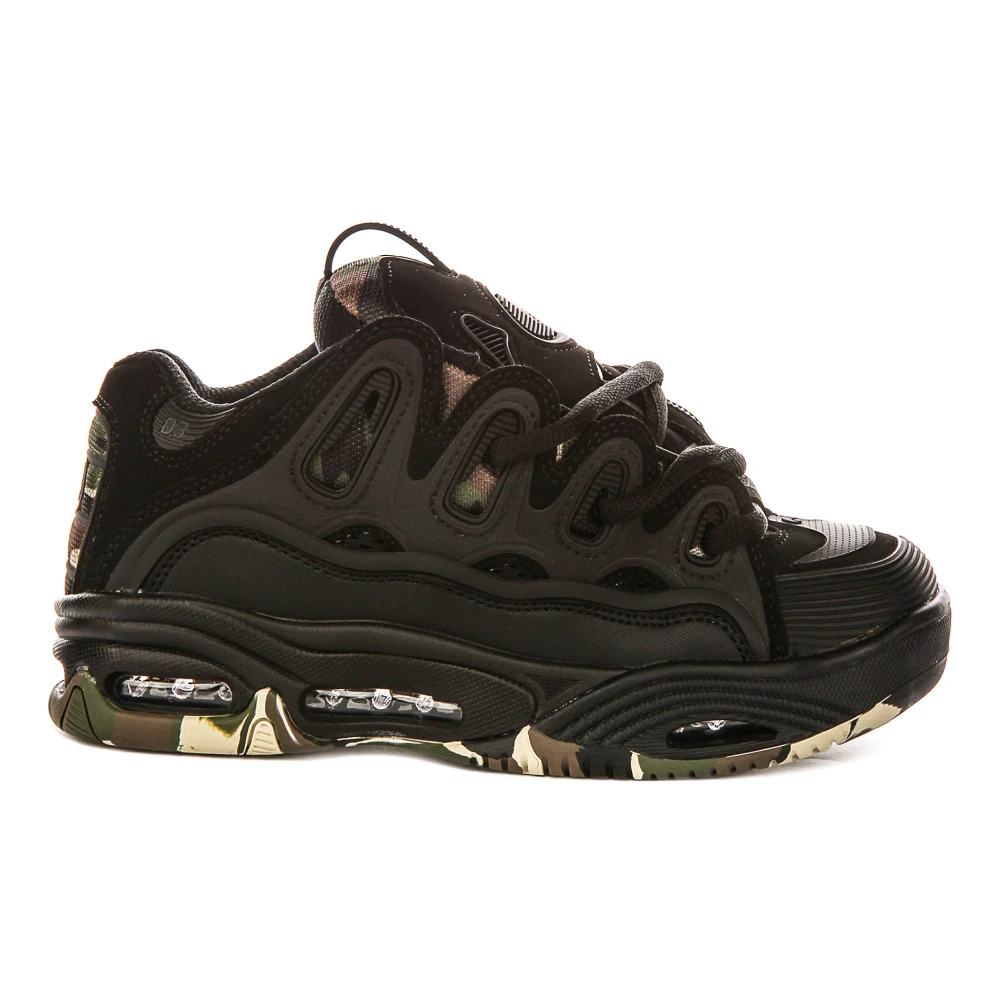 Osiris Men's Black D3 2001 Chunky Sole Lace-Up Skate Shoe - Sneakers - 11 Uk - Shoes