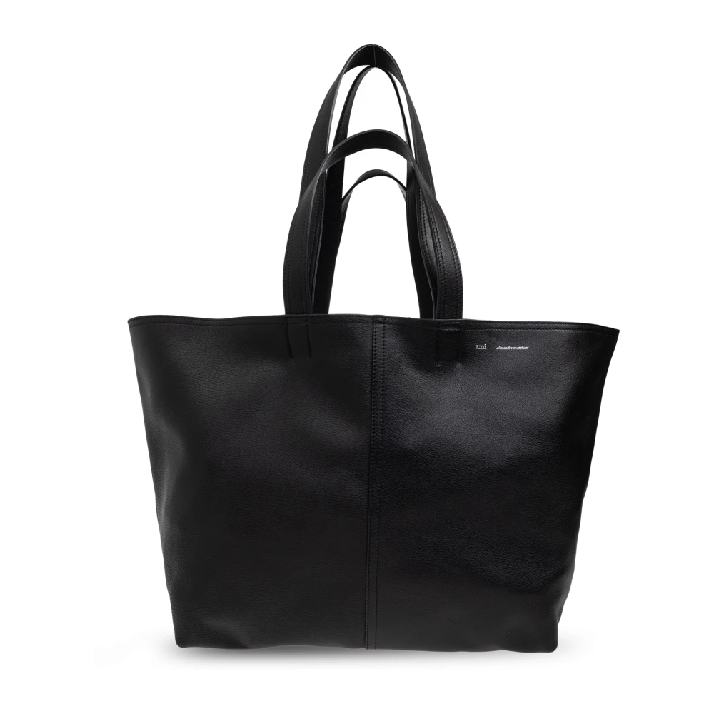 Ami Paris Shopper Bag Black Dames