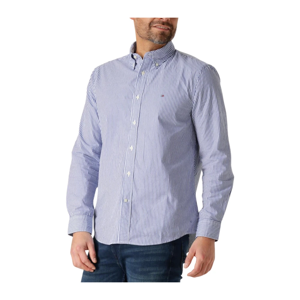 Tommy Hilfiger Overhemd met lange mouwen FLEX POPLIN CLASSIC STP RF SHIRT