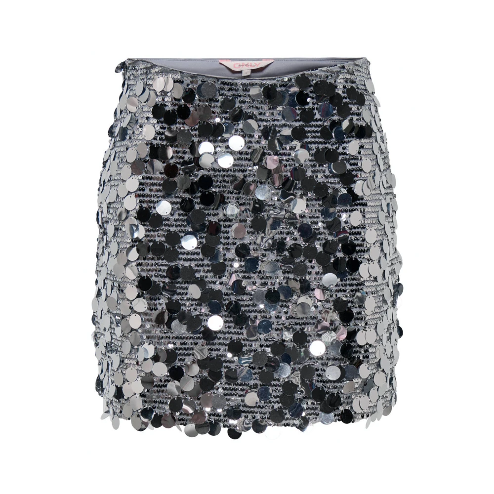 Only Pailletten Rok in Jade Groen Gray Dames