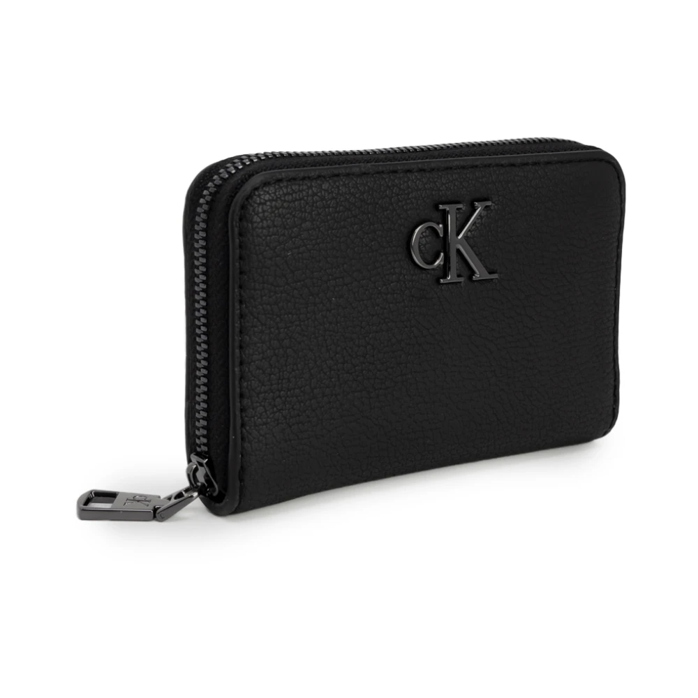 Calvin Klein Minimal Monogram Ritsportemonnee Black Dames