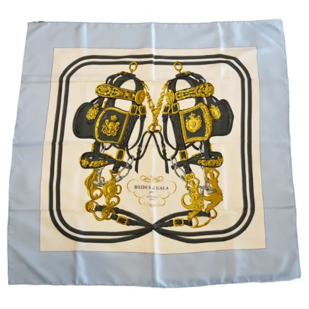 Hermès Vintage Pre-owned Canvas scarves Multicolor Dames
