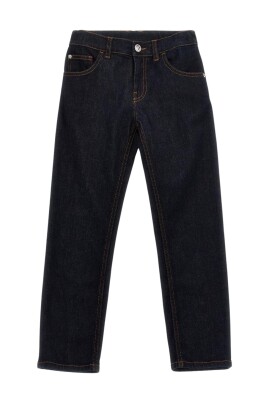 enfants-jeans-jambe-droite-bleu