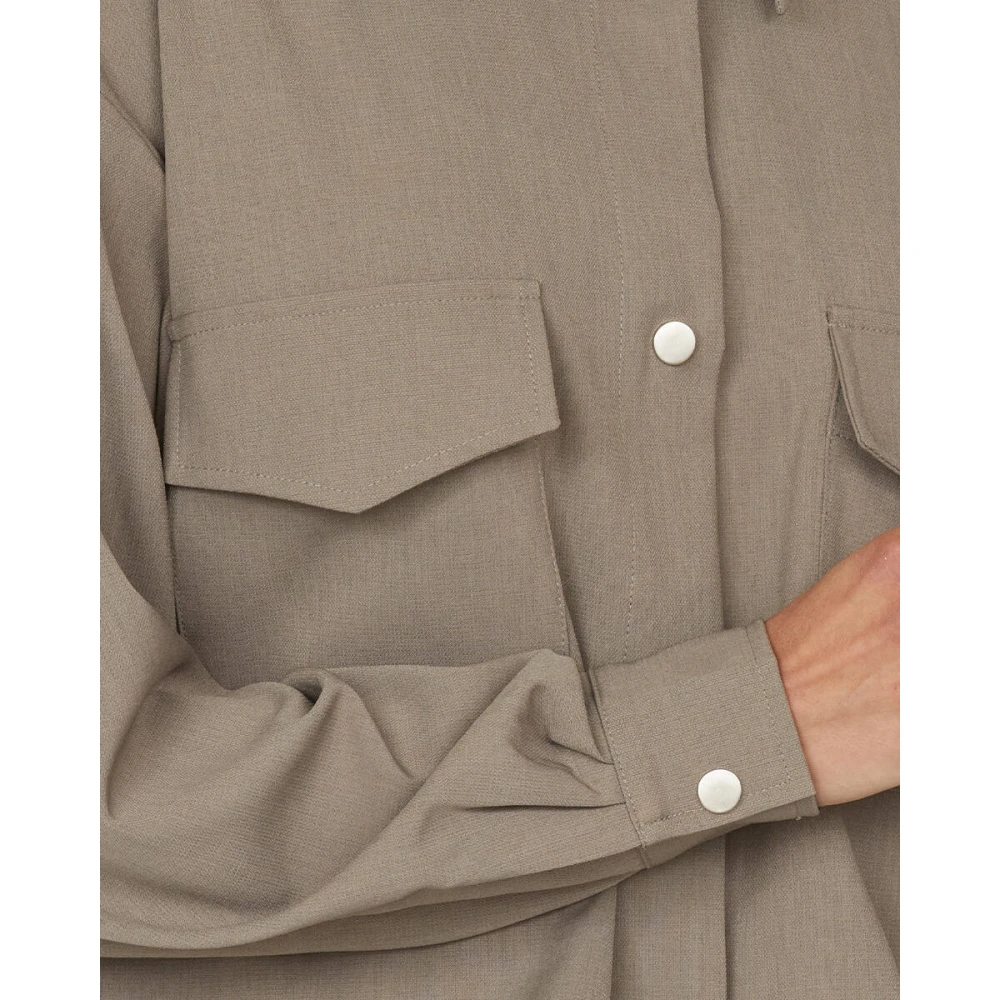 Sisters Point Stijlvolle Jas Nyla-Ja Beige Dames